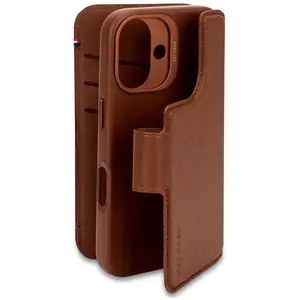 Comparateur de prix : Decoded Portefeuille détachable 2 en 1 en cuir MagSafe iPhone 16 - Tan
