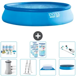 Piscine ronde Easy Set - Comprend des accessoires CB45 pas cher