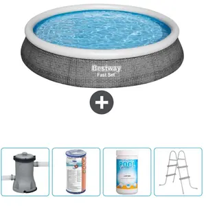 Bestway Piscine Gonflable Ronde Fast Set - Comprend des accessoires CB60Vendu parrue-du-commerce