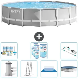 Piscine ronde Prism Frame - Comprend des accessoires CB45 pas cher