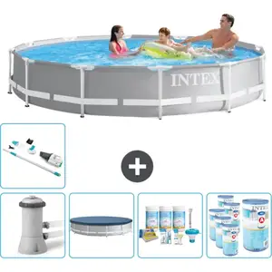 Piscine ronde Prism Frame - Comprend des accessoires CB19Vendu parrue-du-commerce