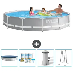 Piscine ronde Prism Frame - Comprend des accessoires CB6Vendu parrue-du-commerce
