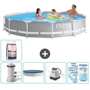 Piscine ronde Prism Frame - Comprend des accessoires CB55 pas cher