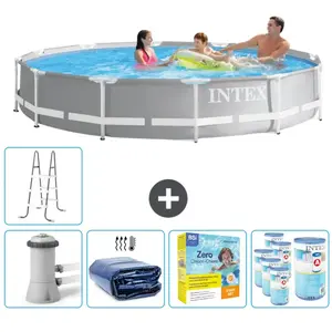 Piscine ronde Prism Frame - Comprend des accessoires CB27Vendu parrue-du-commerce