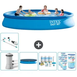 Piscine ronde Easy Set - Comprend des accessoires CB19