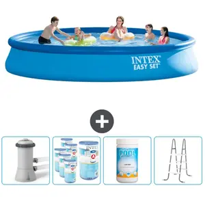 Piscine ronde Easy Set - Comprend des accessoires CB96 pas cher