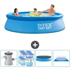 Intex Rond Opblaasbaar Easy Set Zwembad - 305 x 76 cm - Blauw - Inclus...Vendu parrue-du-commerce