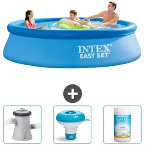 Piscine Gonflable Ronde Easy Set Intex 305 x 76 cm - Bleue - Incluse Accessoire CB77Vendu parrue-du-commerce