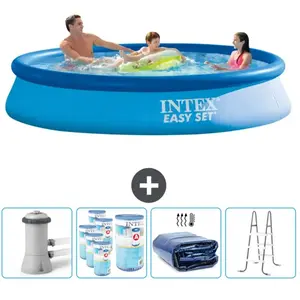 Piscine ronde Easy Set - Comprend des accessoires CB95Vendu parrue-du-commerce
