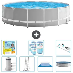 Piscine ronde Prism Frame - Comprend des accessoires CB51 pas cher