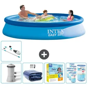 Piscine ronde Easy Set - Comprend des accessoires CB26