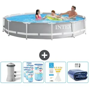 Piscine ronde Prism Frame - Comprend des accessoires CB86Vendu parrue-du-commerce