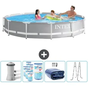 Piscine ronde Prism Frame - Comprend des accessoires CB95Vendu parrue-du-commerce