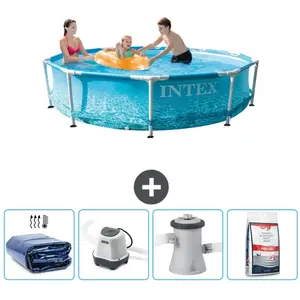 Piscine Intex Cadre Rond - 305 x 76 cm - Inclus Accessoire CB54Vendu parrue-du-commerce