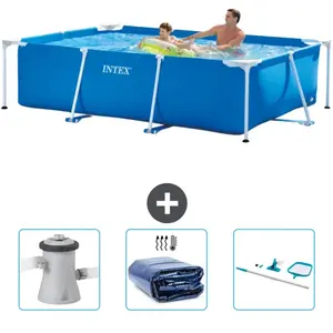 Piscine à cadre rectangulaire - Comprend des accessoires CB78 pas cher