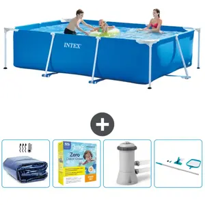 Intex Frame Pool Piscine à cadre rectangulaire - Comprend des accessoires CB14 pas cher