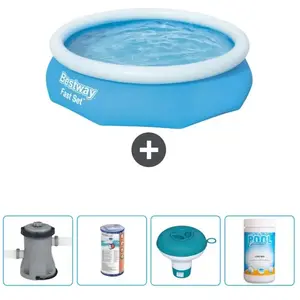 Piscine Gonflable Ronde Fast Set - Comprend des accessoires CB53Vendu parrue-du-commerce
