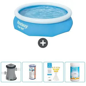 Piscine Gonflable Ronde Fast Set - Comprend des accessoires CB49Vendu parrue-du-commerce