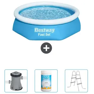 Piscine Gonflable Ronde Fast Set - Comprend des accessoires CB48Vendu parrue-du-commerce