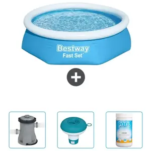 Piscine Gonflable Ronde Fast Set - Comprend des accessoires CB41Vendu parrue-du-commerce