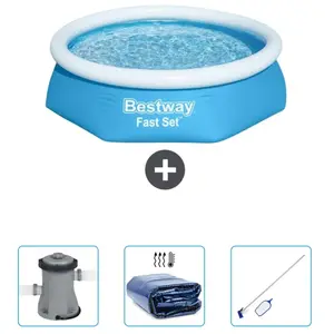 Piscine Gonflable Ronde Fast Set - Comprend des accessoires CB42Vendu parrue-du-commerce