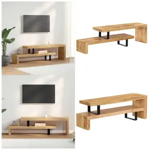 vidaXL Meuble TV Bois de manguier massif - Meubles Tv - Meuble Tv - Meuble Design - Meuble En Bois - Bois De Manguier - Home & Living pas cher