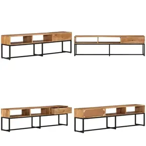 Vidaxl - Meuble tv 160x30x45 cm Bois d'acacia massif - meuble tv - meu... pas cher