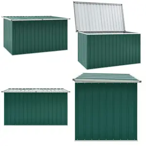 Vidaxl - Boîte de rangement de jardin Vert 171x99x93 cm - Boîte De Rangement Jardin - Coffre De Jardin - Rangement Exterieur - Meuble De Jardin pas cher