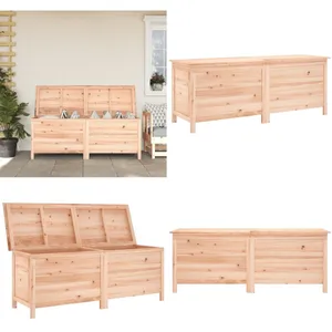 Vidaxl - Boîte de rangement de jardin 150x50x56,5 cm bois massif sapin - Boîte De Rangement Jardin - Coffre De Jardin - Rangement Extérieur - Meuble pas cher