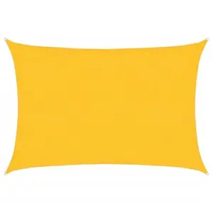 Voile d'ombrage - PEHD - Jaune - Rectangulaire - 2x3 m - 160 g/m² pas cher