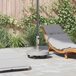 Comparateur de prix : vidaXL Pied de parasol Réglable Gris 45 x 45 x 42.5 cm
