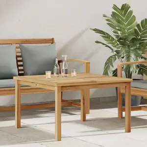 vidaXL Table basse Marron 85 x 85 x 45 cm Bois de teck massif pas cher