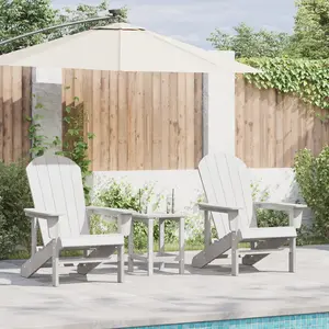 Comparateur de prix : vidaXL Chaise de jardin 2 pcs Blanc 82 x 74 x 92 cm Polyéthylène