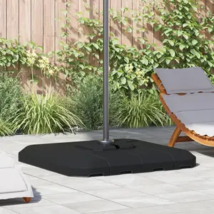 Comparateur de prix : Vidaxl base de parasol à bras déporté noir 98 x 98 x 98 cm