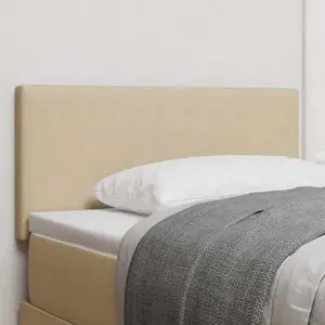 Vidaxl tête de lit  design simple vert clair gris 100 cm tissu cordon pas cher