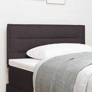 VIDAXL Tête De Lit Diseño De Lignes Marron Foncé 100 Cm En Tissu pas cher