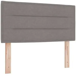 Vidaxl tête de lit design lignes taupe 100 cm en tissu pas cher