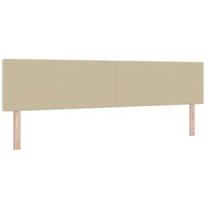 Vidaxl headboard design simple vert clair gris 200 cm tissu velours pas cher