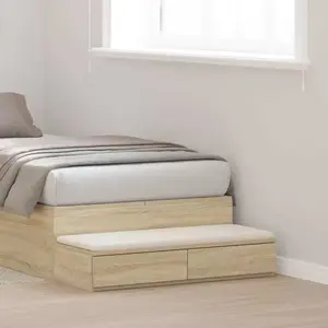 Tiroirs De Lit Avec Tiroir Chêne Sonoma 80 X 36.5 X 16.5 Cm Vidaxl pas cher