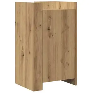 vidaXL Vidaxl Buffet En Chêne 45x35x75 Cm Bois D'ingénierie pas cher