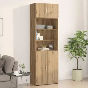vidaXL Armoire murale chêne artisanal 70 x 42,5 x 40 cm Bois composite pas cher