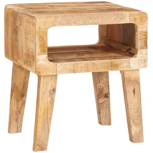 vidaXL Tables d'appoint 40 x 32 x 46 cm bois de manguier massif