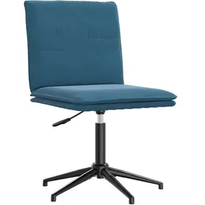 Comparateur de prix : Chaise à manger Bleu Velours vidaXL