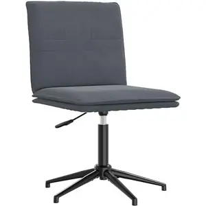 Comparateur de prix : vidaXL Chaise à manger Gris foncé Velours