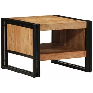 vidaXL Table basse 50x50x38 cm bois massif acacia pas cher