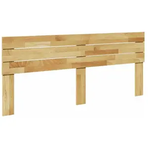 Tête de lit 180 cm bois massif de chêne vidaXL pas cher