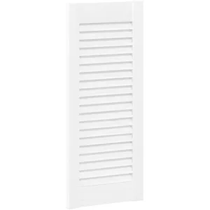 Portes d'armoire à persiennes 4 pcs blanc 61,5x29,5 cm vidaXL pas cher