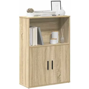 vidaXL Vidaxl Bibliothèque Chêne Sonoma 60x24x85 Cm Bois D'ingénierie pas cher