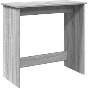 Bureau sonoma gris 80x40x75 cm bois d'ingénierie vidaXL pas cher