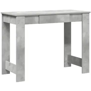 Vidaxl - Bureau gris béton 100x45x75 cm bois d'ingénierie pas cher
